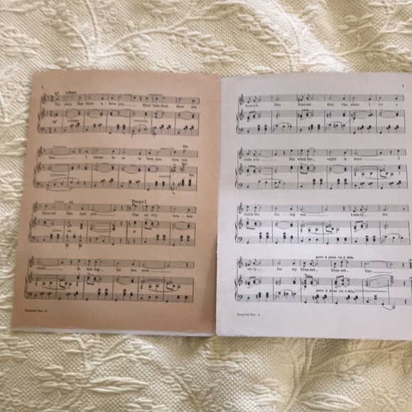 “ DEAREST ONE” , Hey serenade, Vintage sheet music. Gorgeous image. - Picture 6 of 10